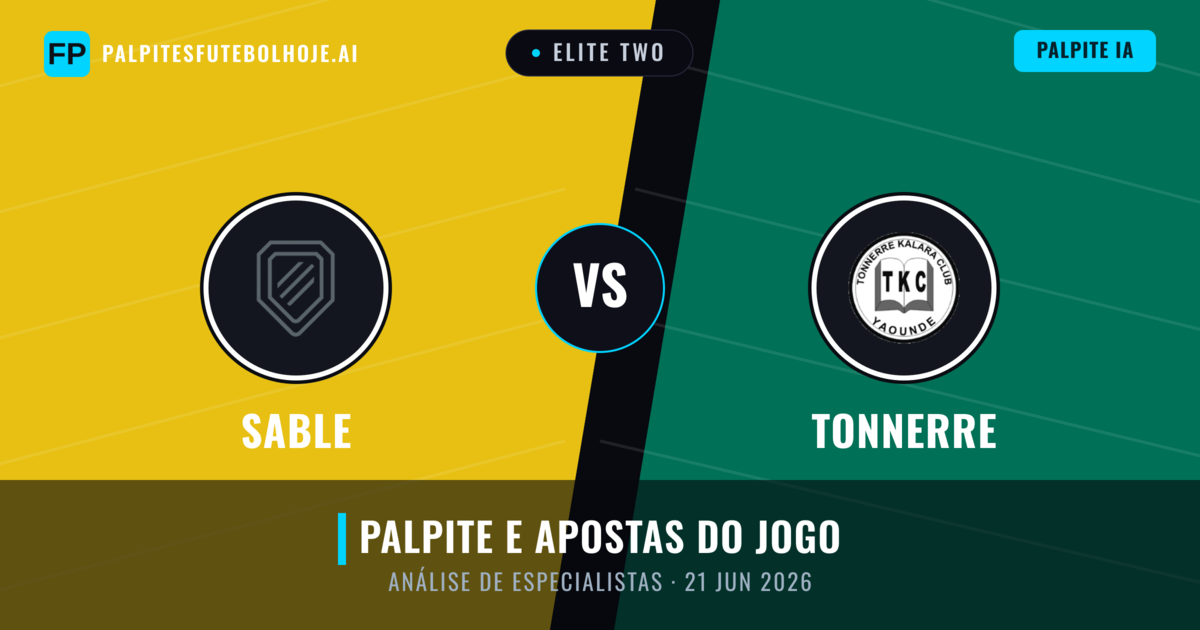 Sable vs Tonnerre — prognóstico e prévia do jogo