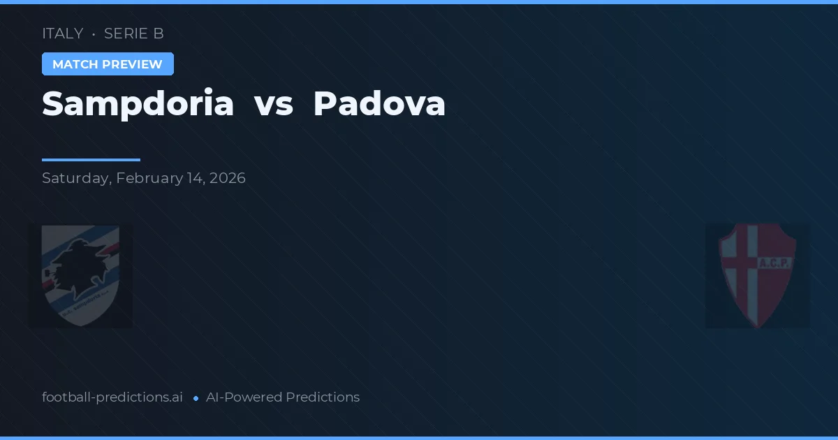 Sampdoria vs Padova — prognóstico e prévia do jogo