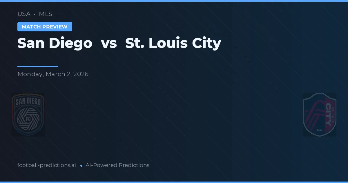 San Diego vs St. Louis City — prognóstico e prévia do jogo