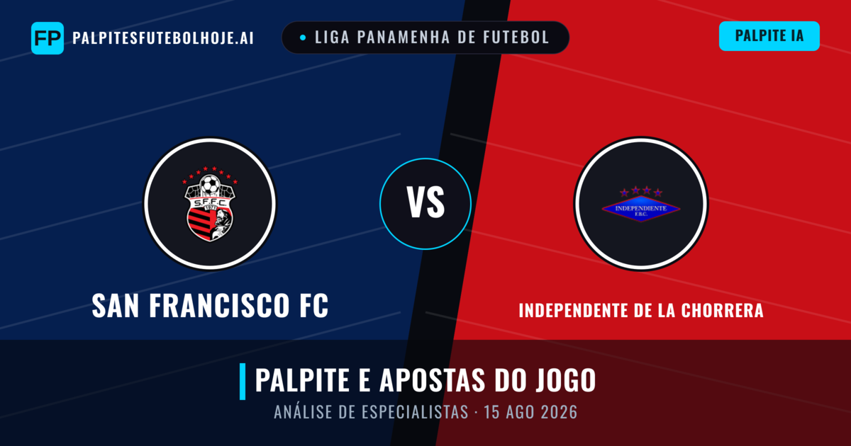 San Francisco FC vs Independente de La Chorrera — prognóstico e prévia do jogo