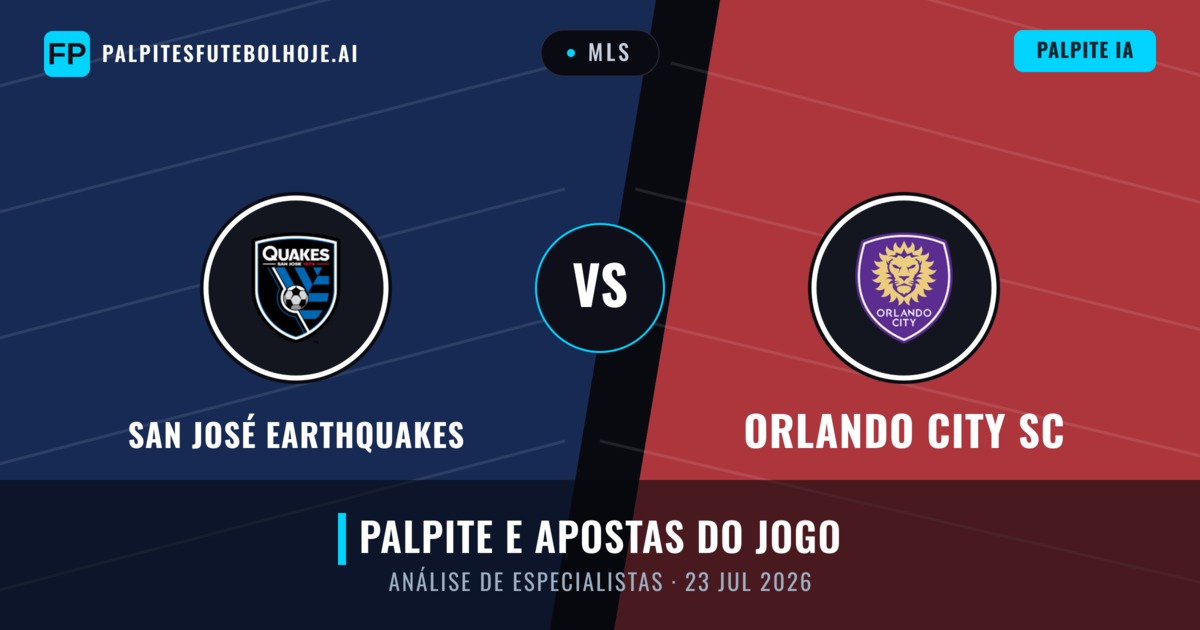 San José Earthquakes vs Orlando City SC — prognóstico e prévia do jogo