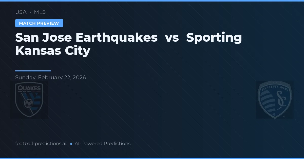 San José Earthquakes vs Sporting Kansas City — prognóstico e prévia do jogo
