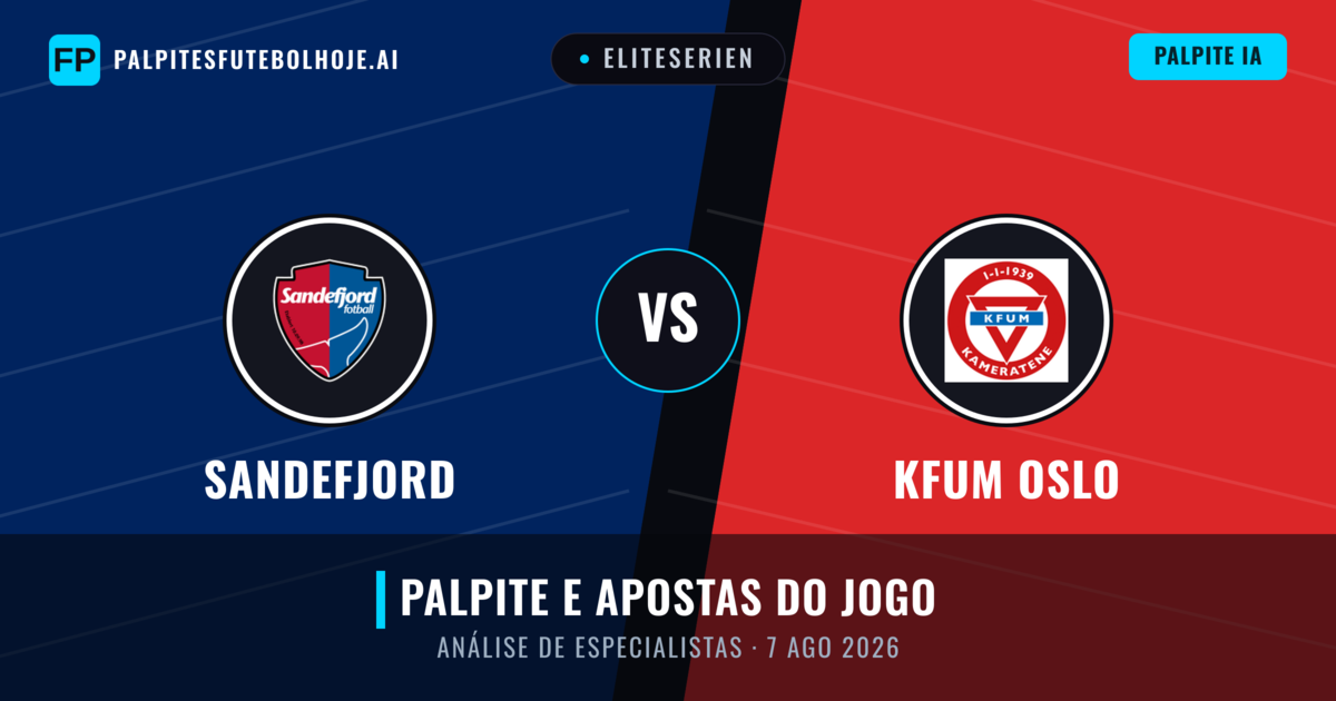 Sandefjord vs KFUM Oslo — prognóstico e prévia do jogo