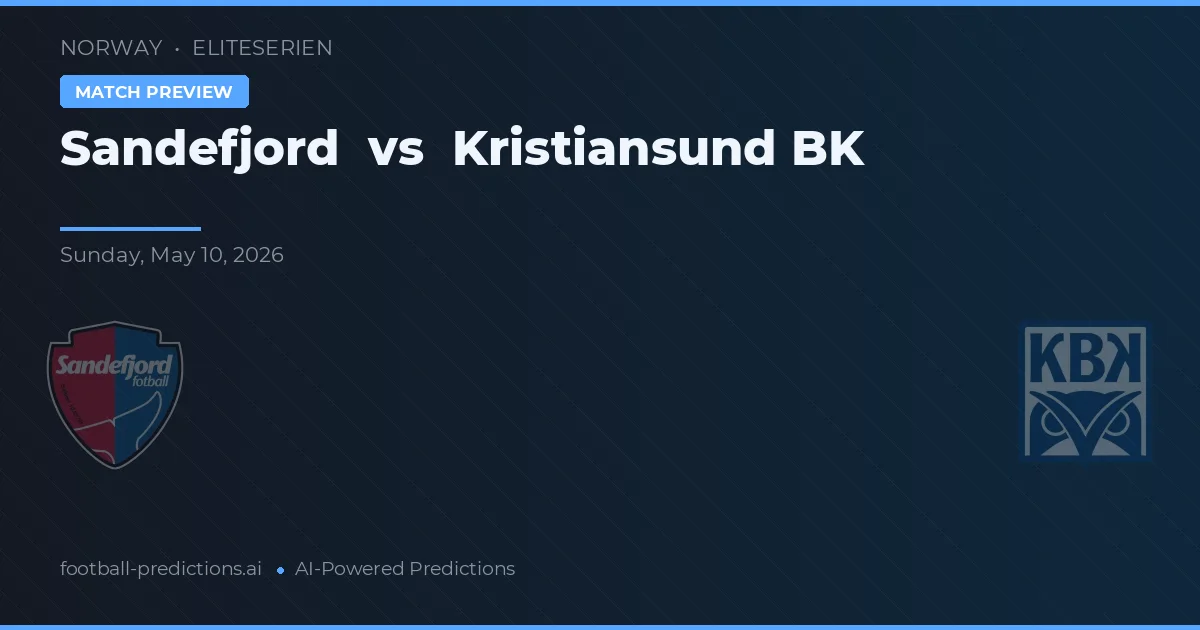Sandefjord vs Kristiansund BK — prognóstico e prévia do jogo