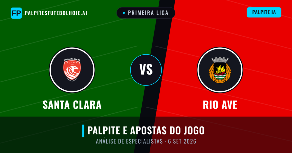 Santa Clara vs Rio Ave — prognóstico e prévia do jogo