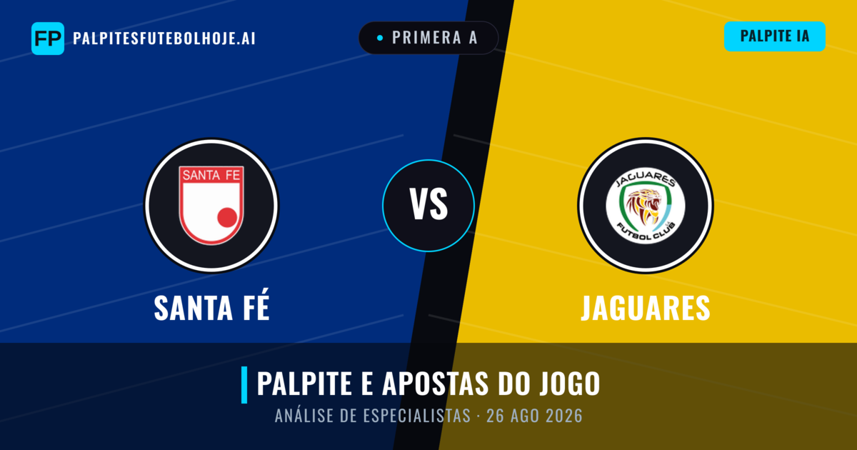 Santa Fé vs Jaguares — prognóstico e prévia do jogo