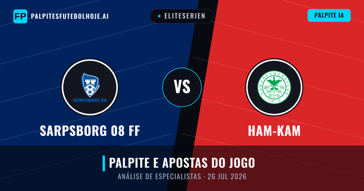 Sarpsborg 08 FF vs Ham-Kam — prognóstico e prévia do jogo