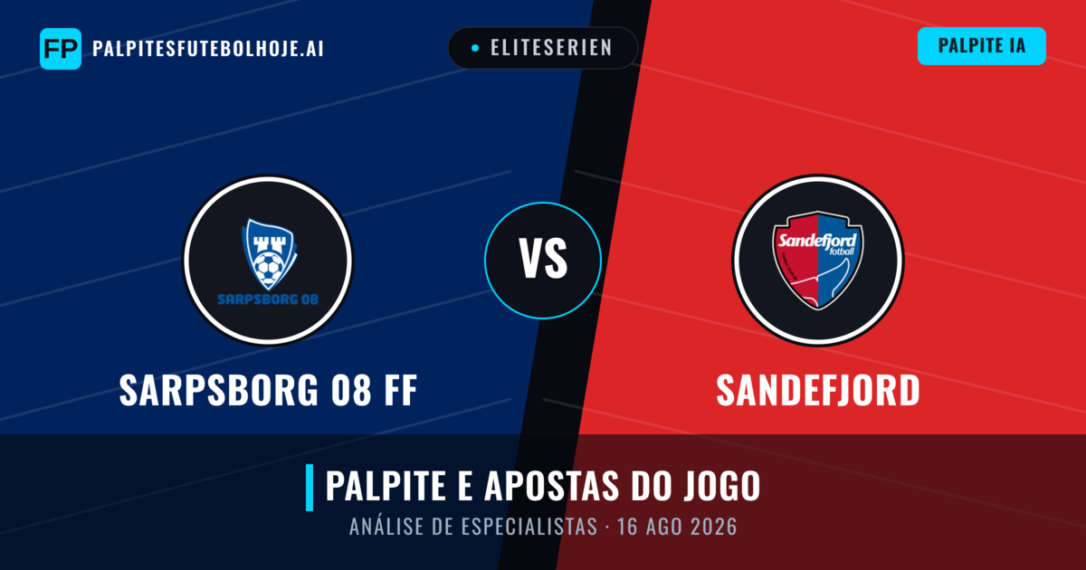 Sarpsborg 08 FF vs Sandefjord — prognóstico e prévia do jogo
