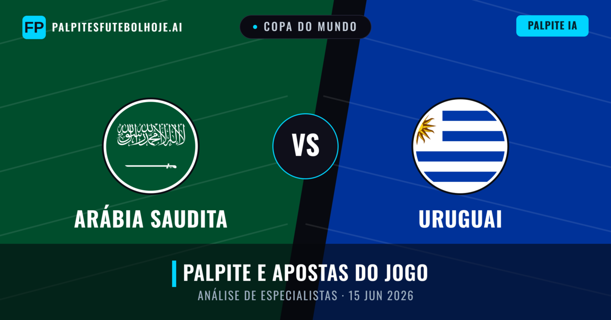 Arábia Saudita vs Uruguai — prognóstico e prévia do jogo