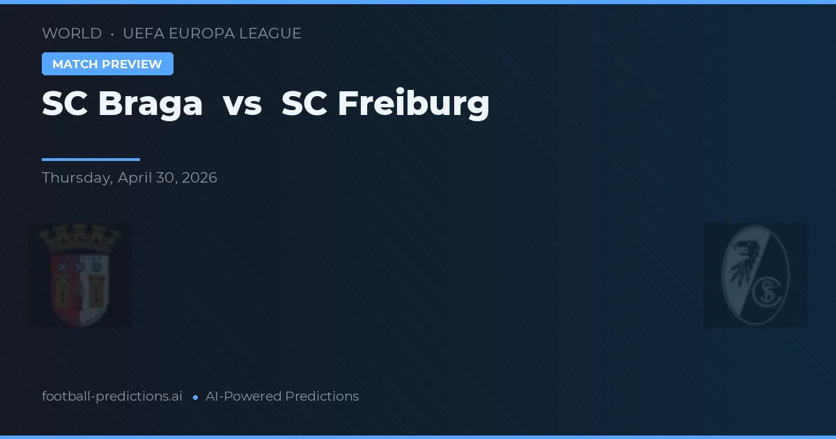 SC Braga vs SC Freiburg — prognóstico e prévia do jogo