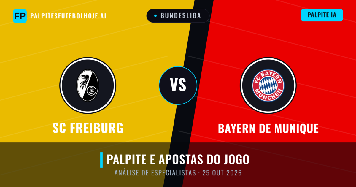 SC Freiburg vs Bayern de Munique — prognóstico e prévia do jogo