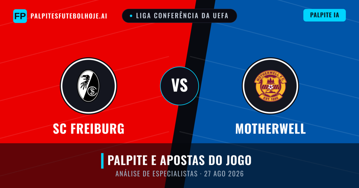 SC Freiburg vs Motherwell — prognóstico e prévia do jogo