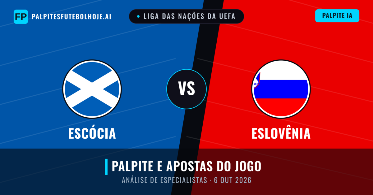 Escócia vs Eslovênia — prognóstico e prévia do jogo