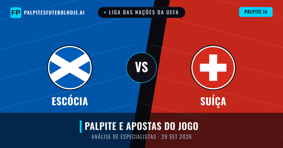 Escócia vs Suíça — prognóstico e prévia do jogo