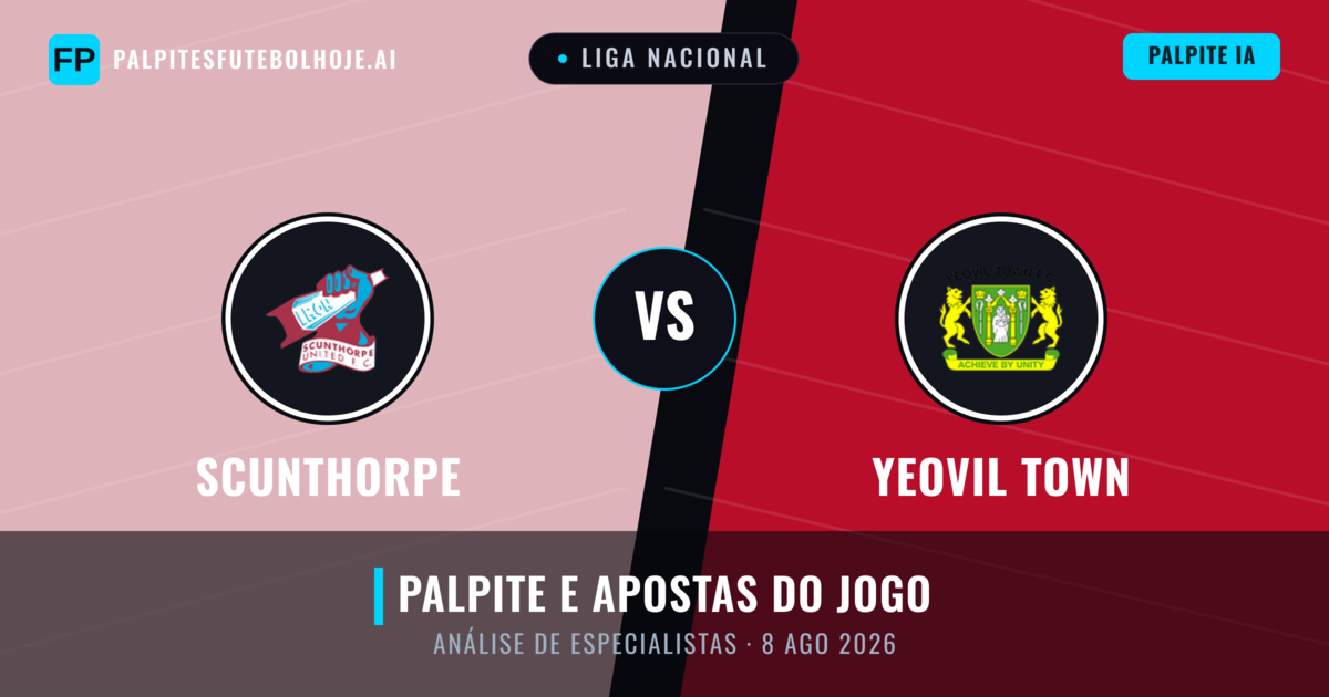 Scunthorpe vs Yeovil Town — prognóstico e prévia do jogo