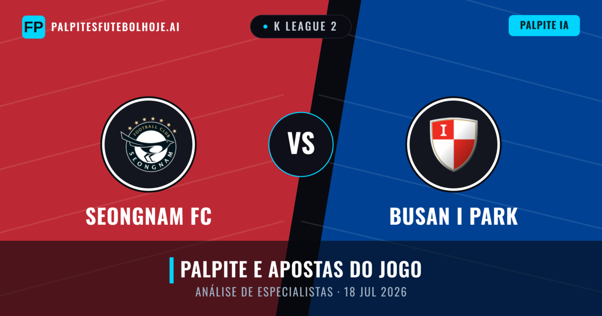 Seongnam FC vs Busan I Park — prognóstico e prévia do jogo
