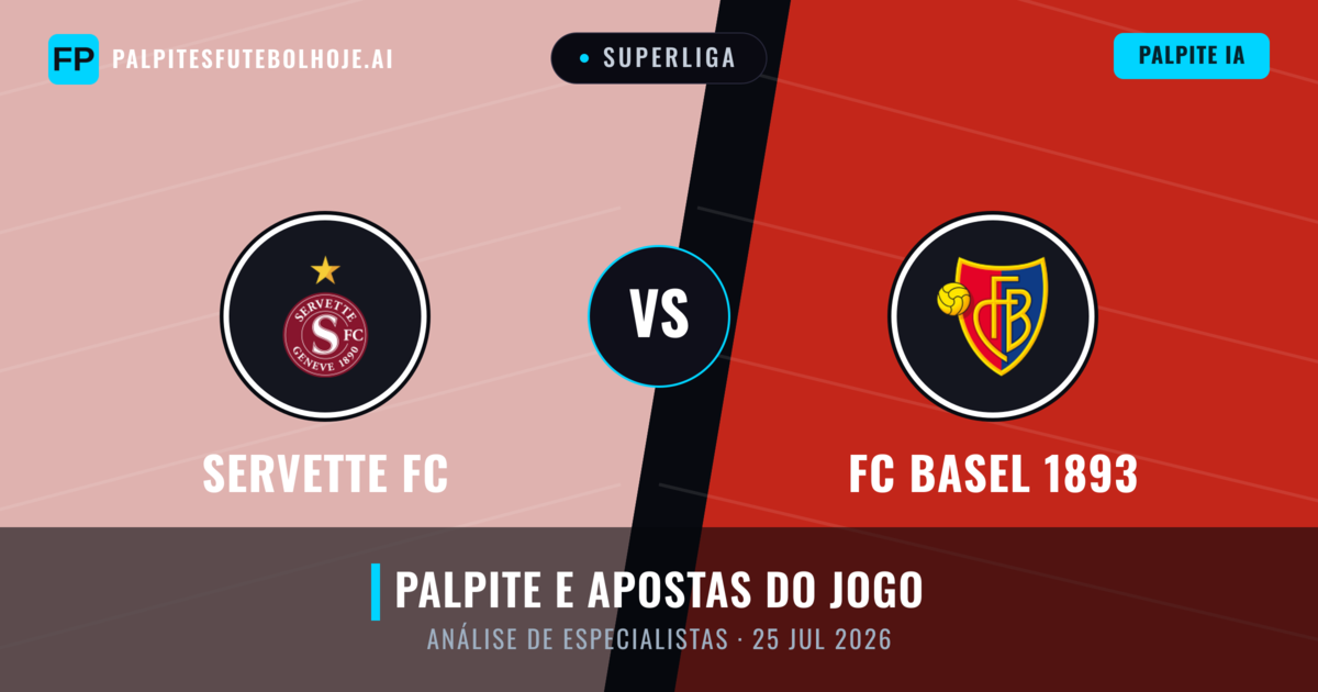 Servette FC vs FC Basel 1893 — prognóstico e prévia do jogo