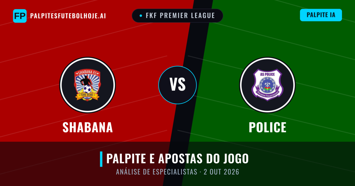 Shabana vs Police — prognóstico e prévia do jogo