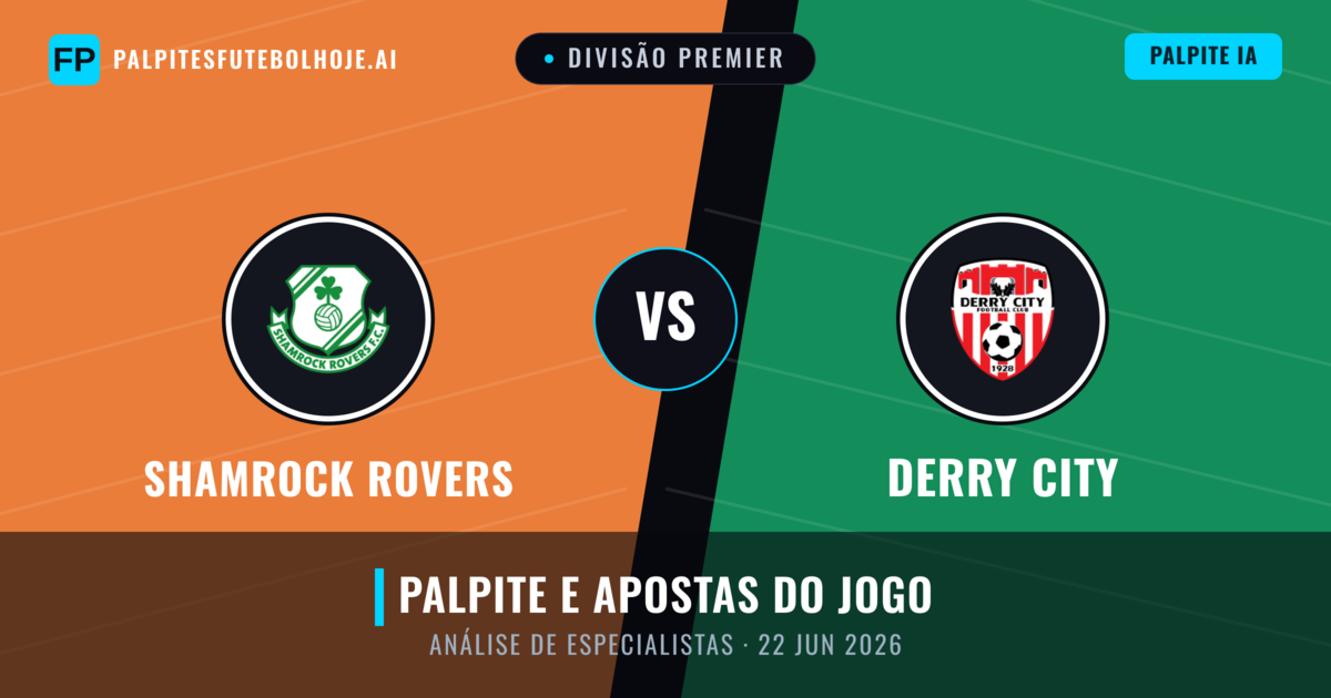 Shamrock Rovers vs Derry City — prognóstico e prévia do jogo