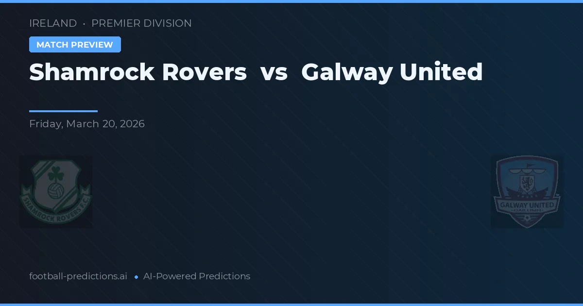 Shamrock Rovers vs Galway United — prognóstico e prévia do jogo