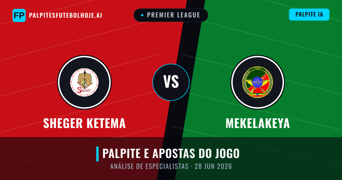 Sheger Ketema vs Mekelakeya — prognóstico e prévia do jogo
