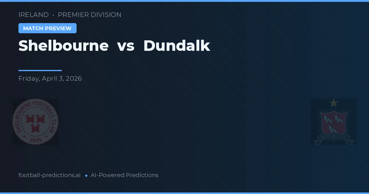 Shelbourne vs Dundalk — prognóstico e prévia do jogo