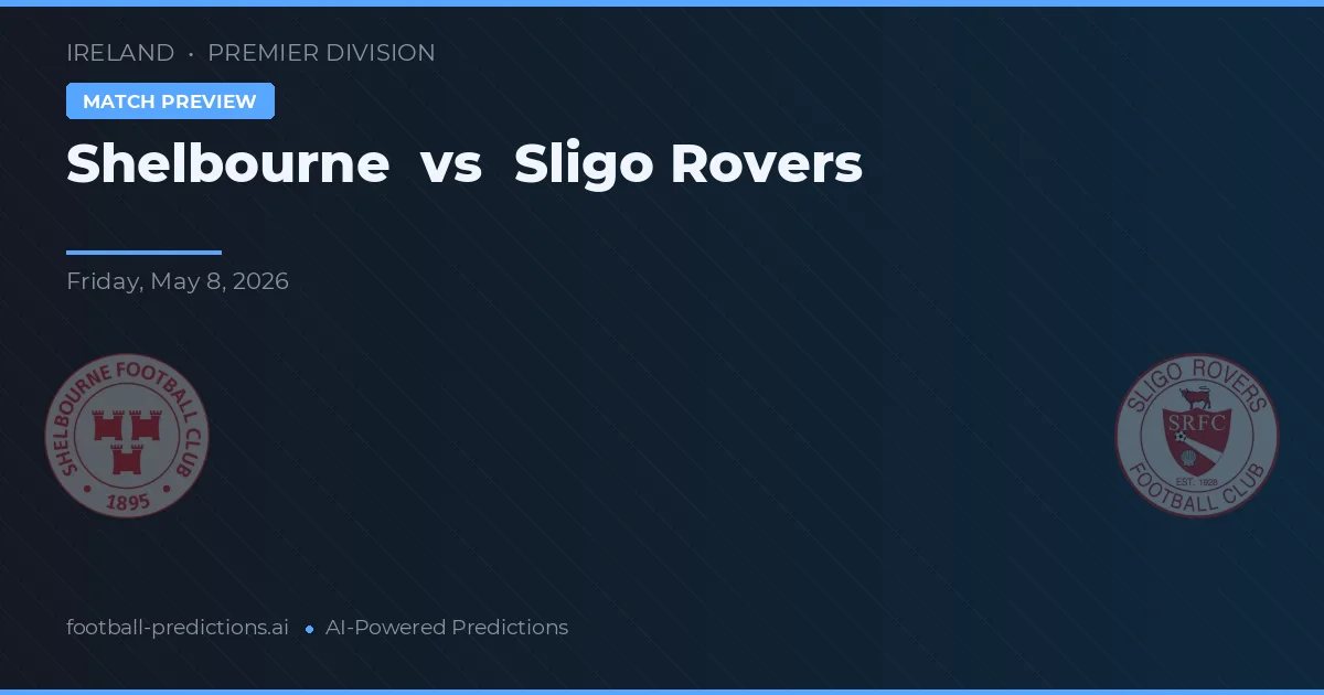 Shelbourne vs Sligo Rovers — prognóstico e prévia do jogo