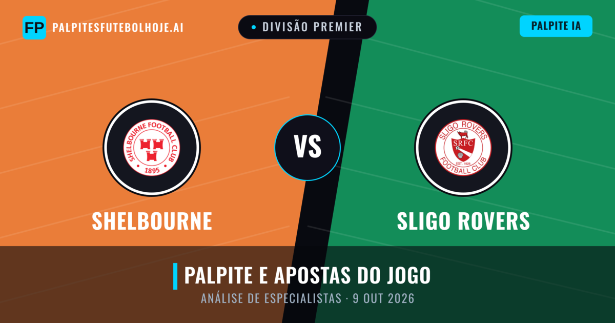Shelbourne vs Sligo Rovers — prognóstico e prévia do jogo