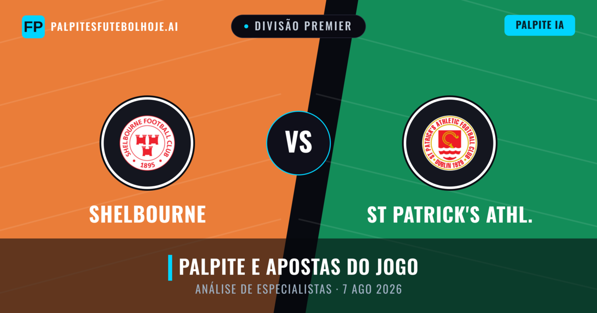 Shelbourne vs St Patrick's Athl. — prognóstico e prévia do jogo