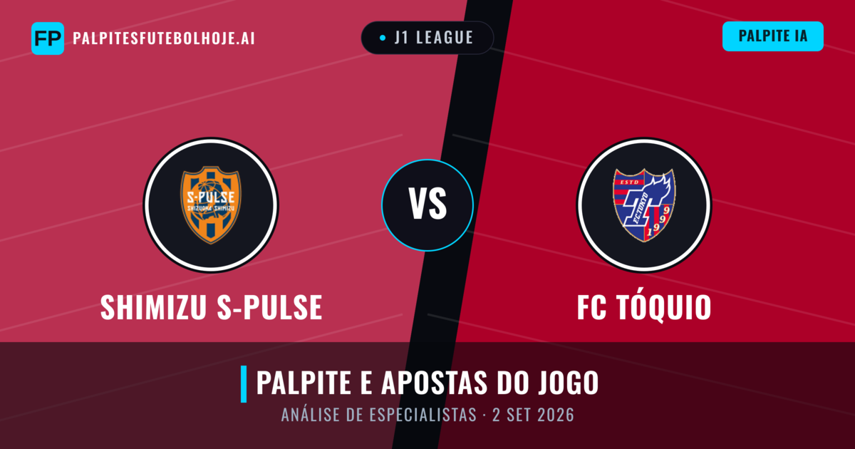 Shimizu S-Pulse vs FC Tóquio — prognóstico e prévia do jogo