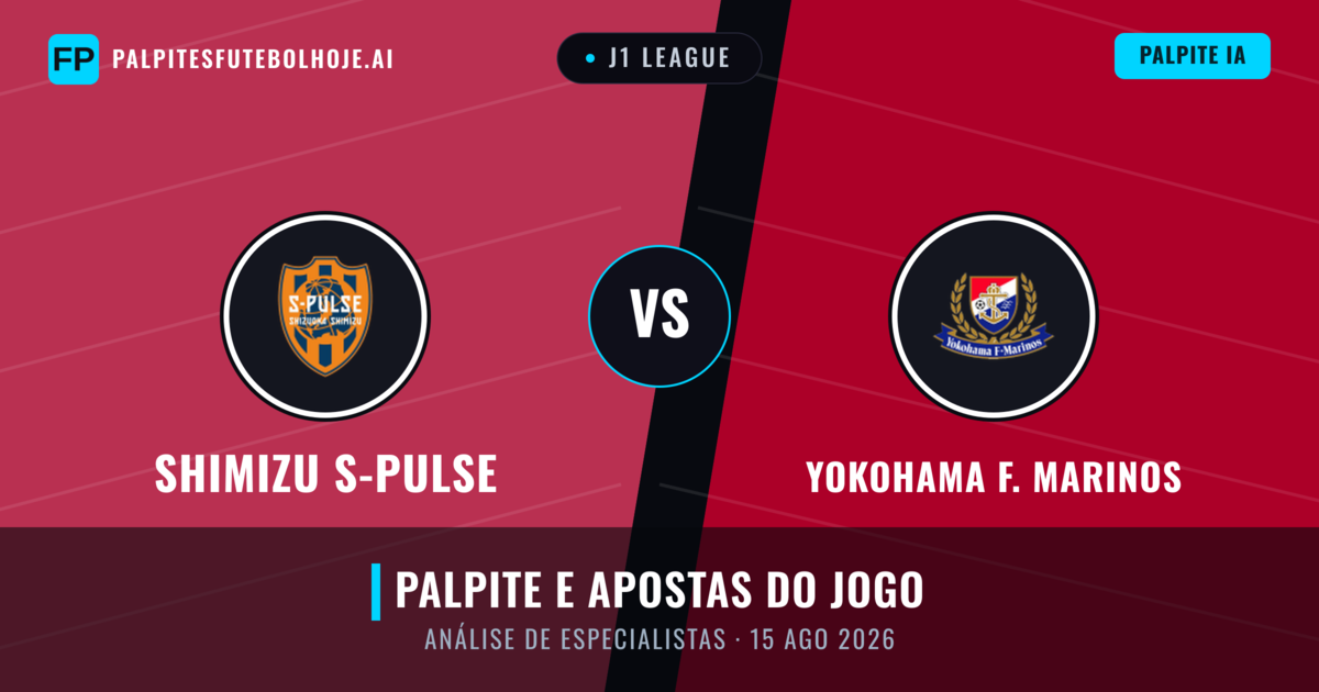 Shimizu S-Pulse vs Yokohama F. Marinos — prognóstico e prévia do jogo
