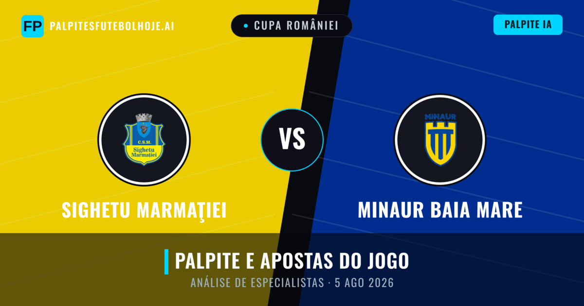 Sighetu Marmaţiei vs Minaur Baia Mare — prognóstico e prévia do jogo