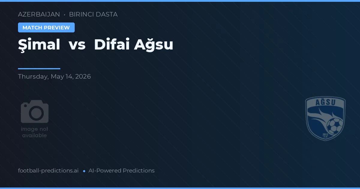 Şimal vs Difai Ağsu — prognóstico e prévia do jogo