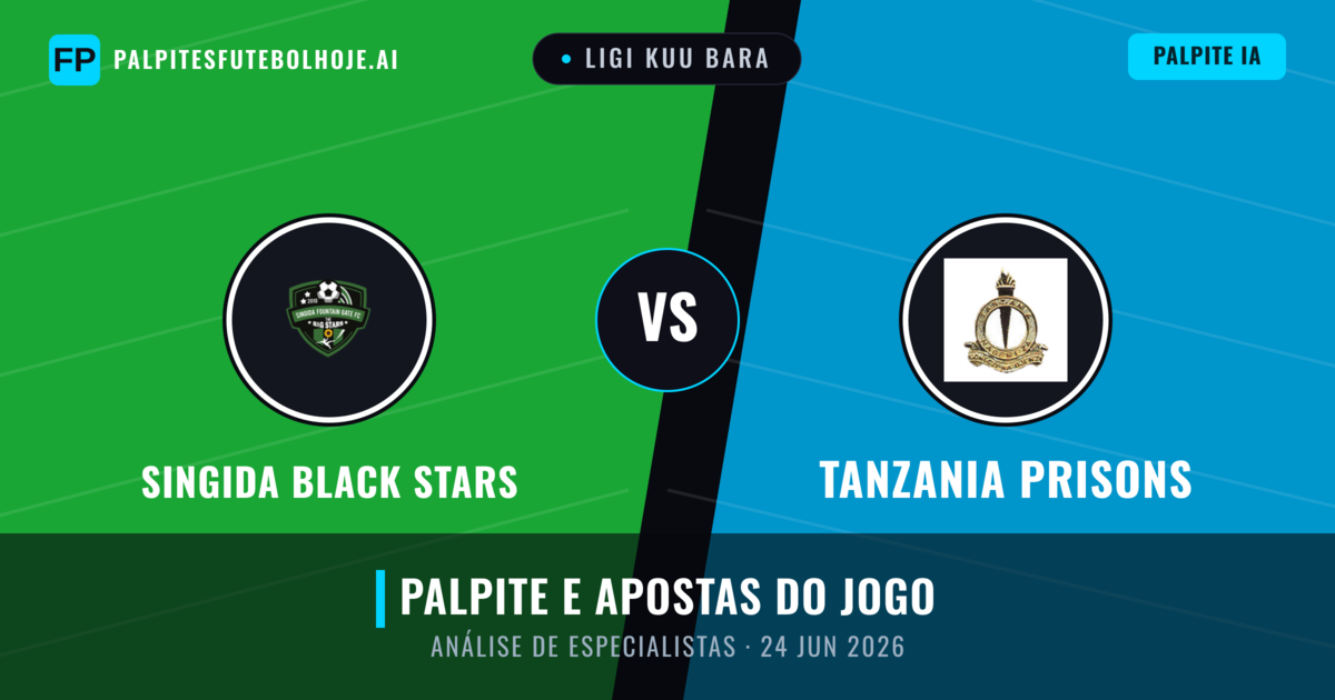 Singida Black Stars vs Tanzania Prisons — prognóstico e prévia do jogo