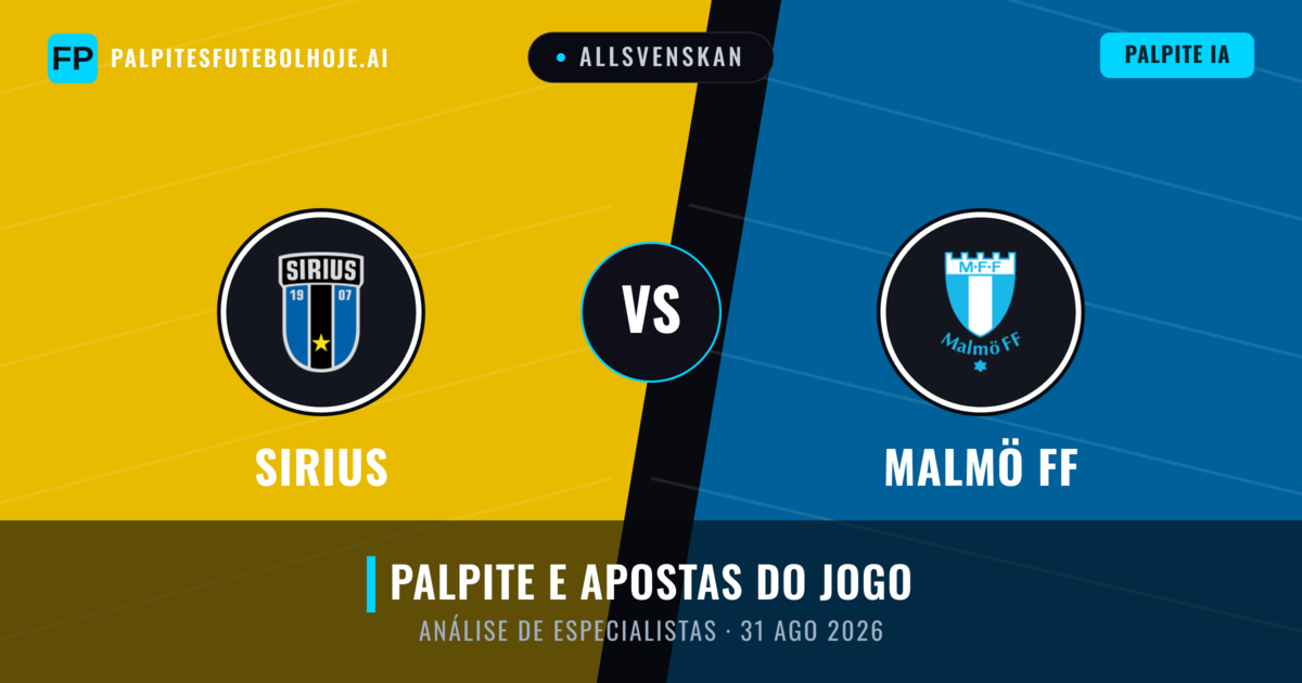 Sirius vs Malmö FF — prognóstico e prévia do jogo