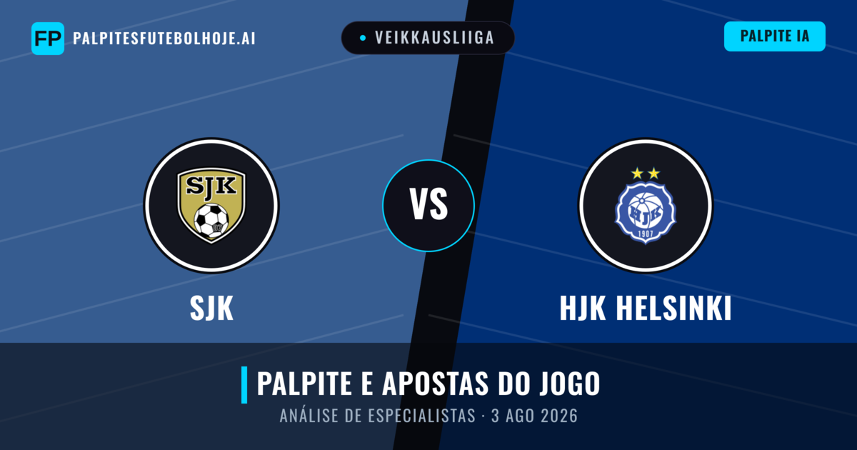SJK vs HJK Helsinki — prognóstico e prévia do jogo