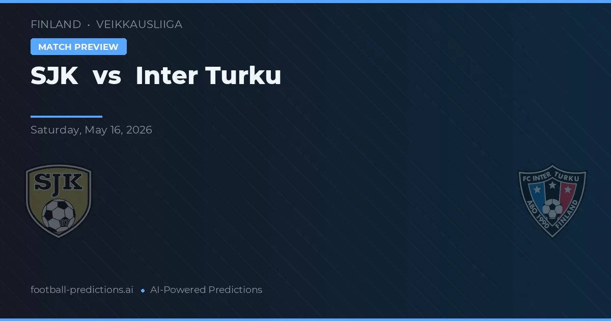 SJK vs Inter Turku — prognóstico e prévia do jogo