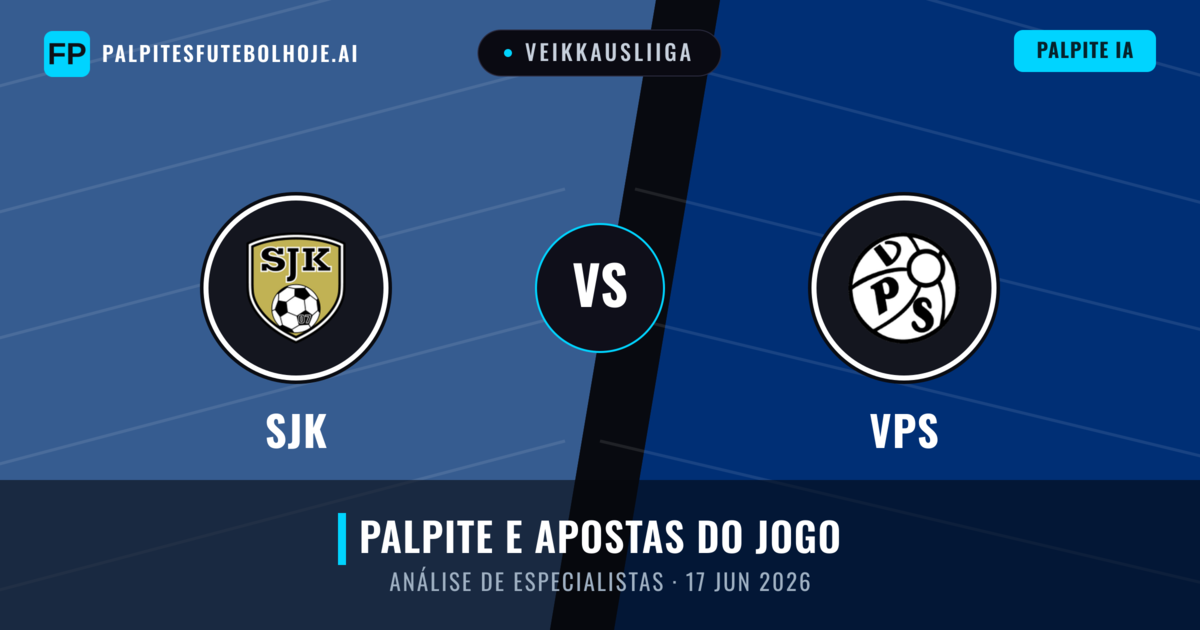 SJK vs VPS — prognóstico e prévia do jogo