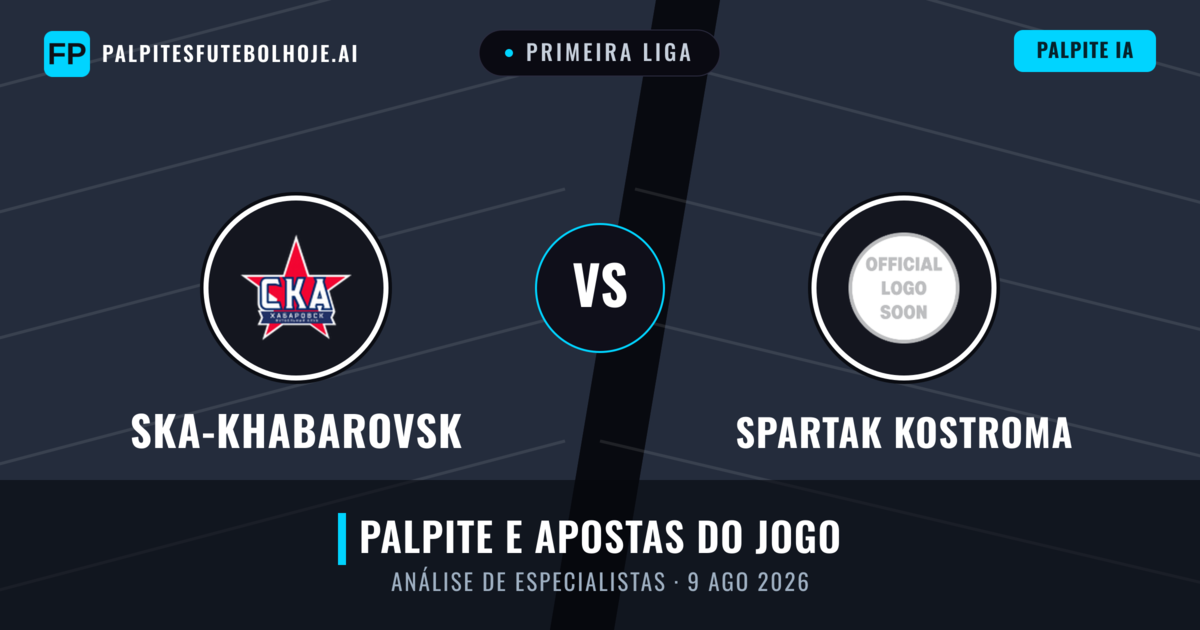 Ska-Khabarovsk vs Spartak Kostroma — prognóstico e prévia do jogo