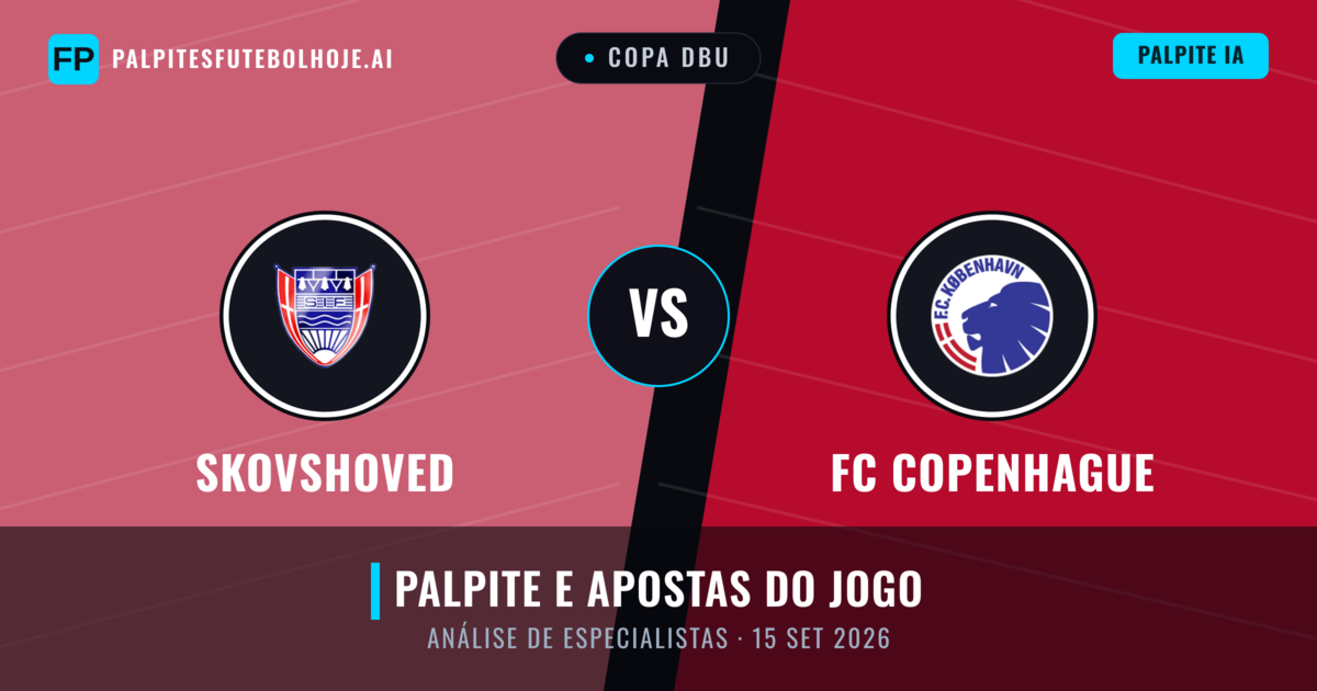 Skovshoved vs FC Copenhague — prognóstico e prévia do jogo