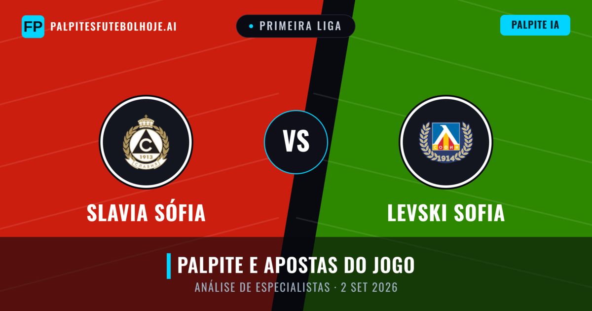 Slavia Sófia vs Levski Sofia — prognóstico e prévia do jogo
