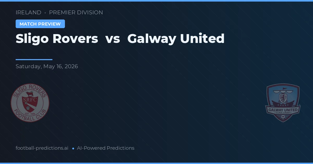 Sligo Rovers vs Galway United — prognóstico e prévia do jogo