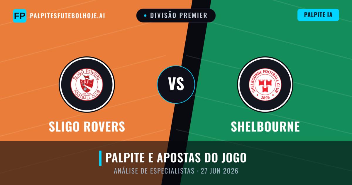 Sligo Rovers vs Shelbourne — prognóstico e prévia do jogo