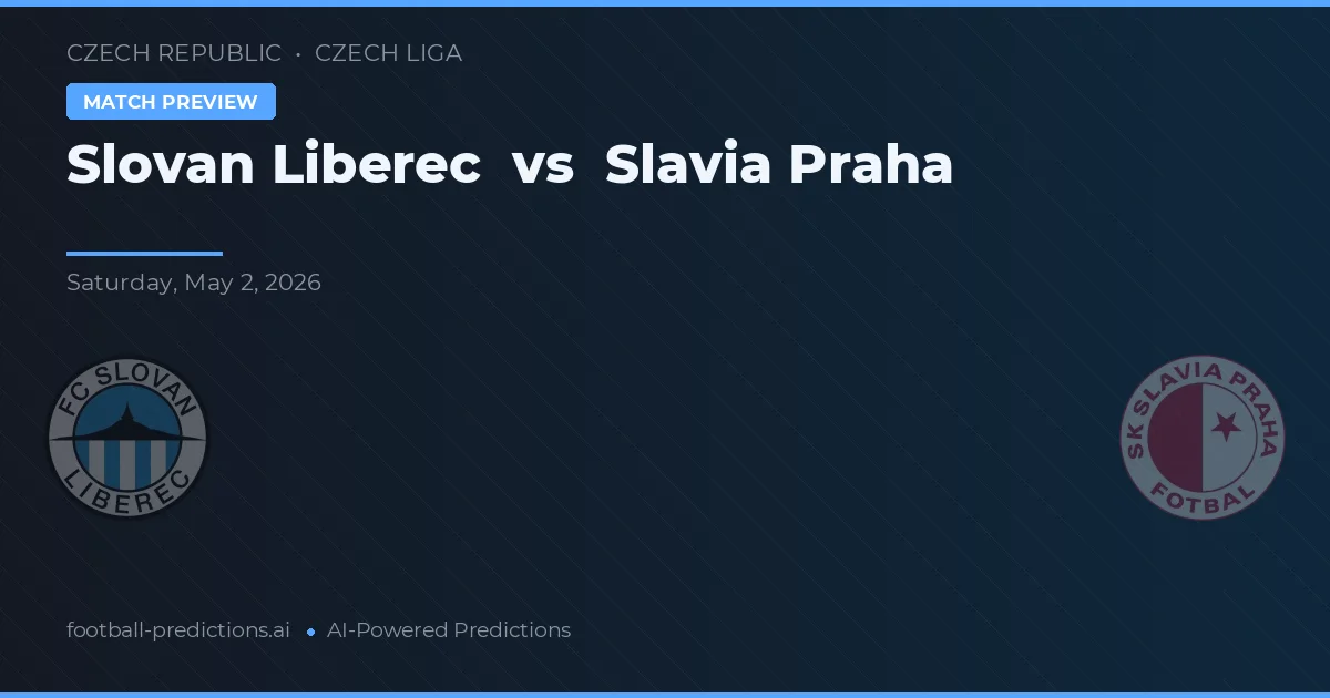Slovan Liberec vs Slavia Praga — prognóstico e prévia do jogo
