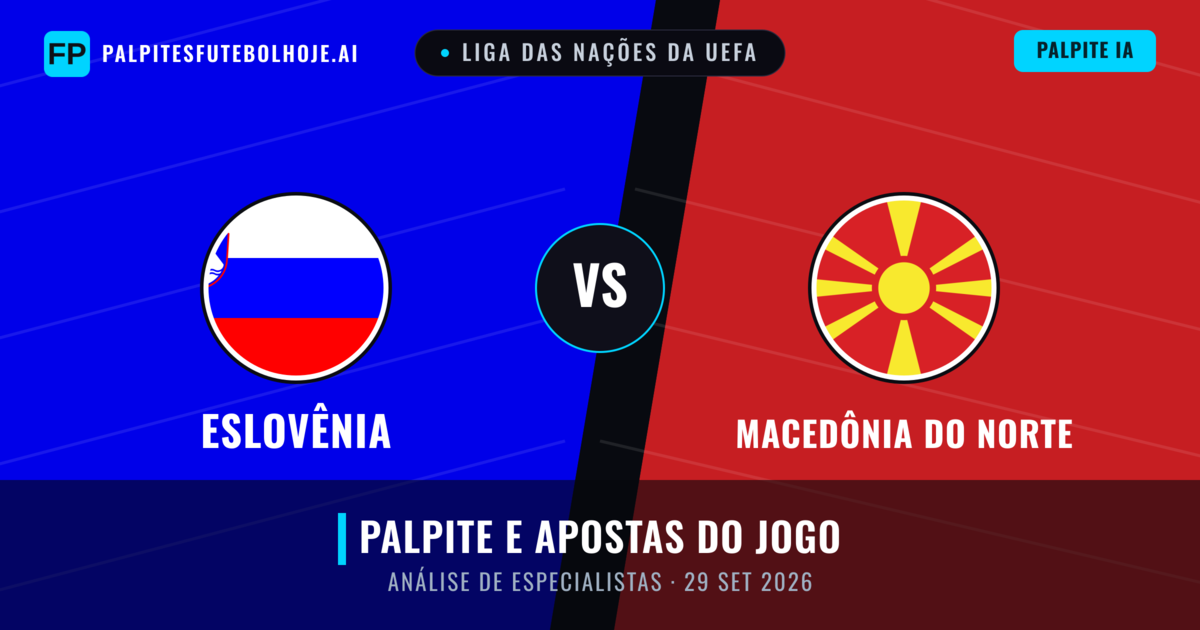 Eslovênia vs Macedônia do Norte — prognóstico e prévia do jogo