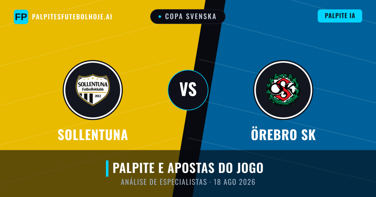 Sollentuna vs Örebro SK — prognóstico e prévia do jogo