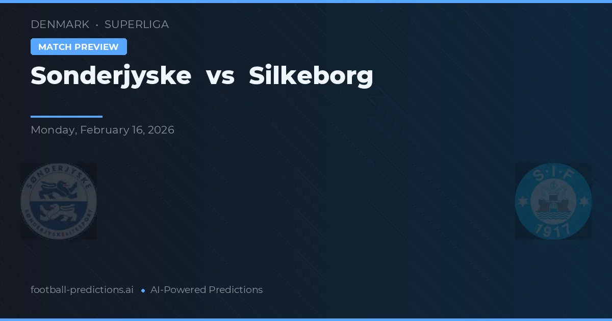 Sønderjyske vs Silkeborg IF — prognóstico e prévia do jogo