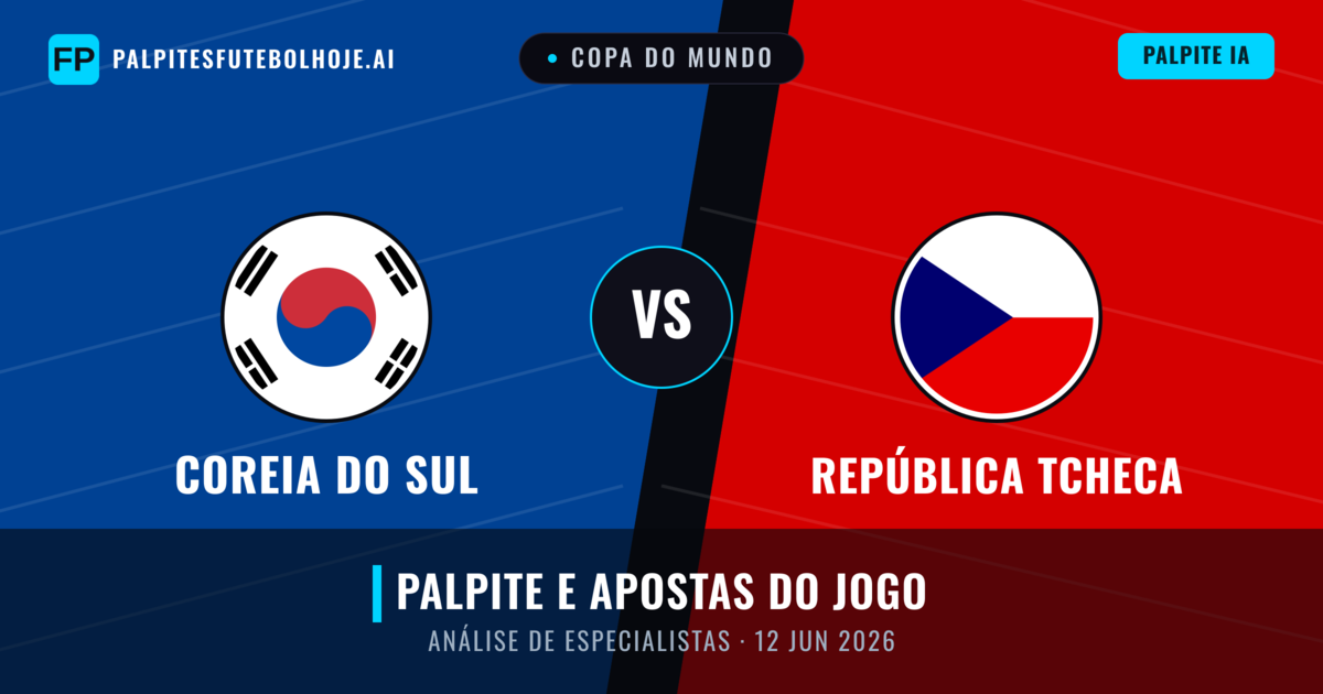 Coreia do Sul vs República Tcheca — prognóstico e prévia do jogo