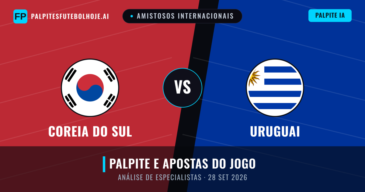 Coreia do Sul vs Uruguai — prognóstico e prévia do jogo