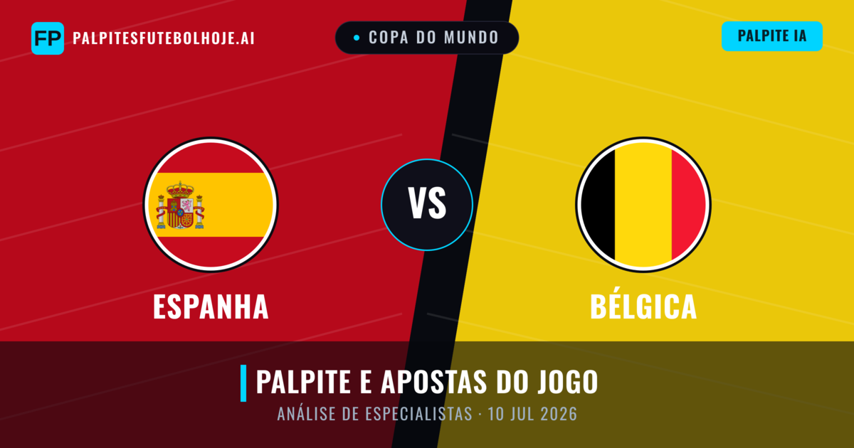 Espanha vs Bélgica — prognóstico e prévia do jogo